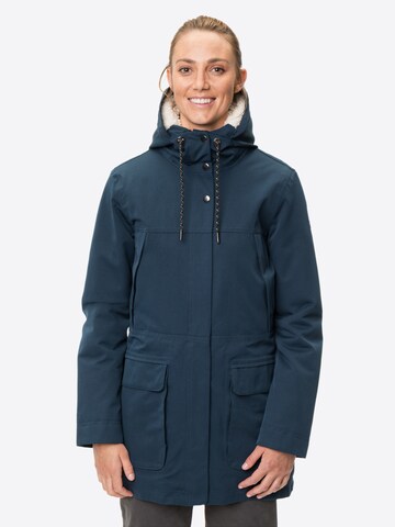 VAUDE Functionele jas 'Manukau' in Blauw: voorkant