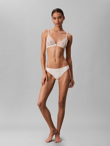 Calvin Klein Triangel BH in Beige