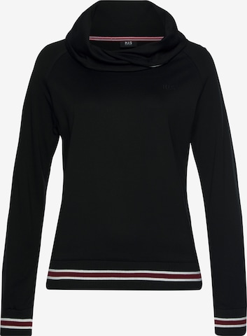 H.I.S Sweatshirt in Black: front