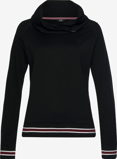 H.I.S EM Sweatshirt in dunkelrot / schwarz / weiß, Produktansicht