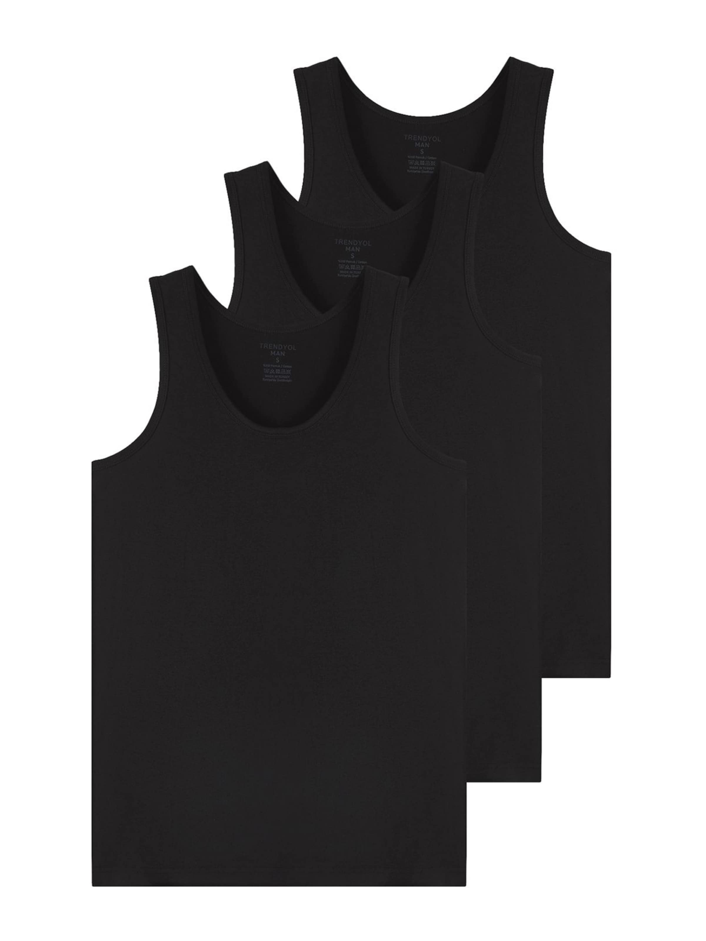 Maglietta intima 'Athlete' di Trendyol in nero: frontale