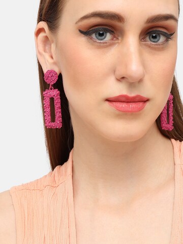 Boucles d'oreilles 'Hritika' SOHI en rose