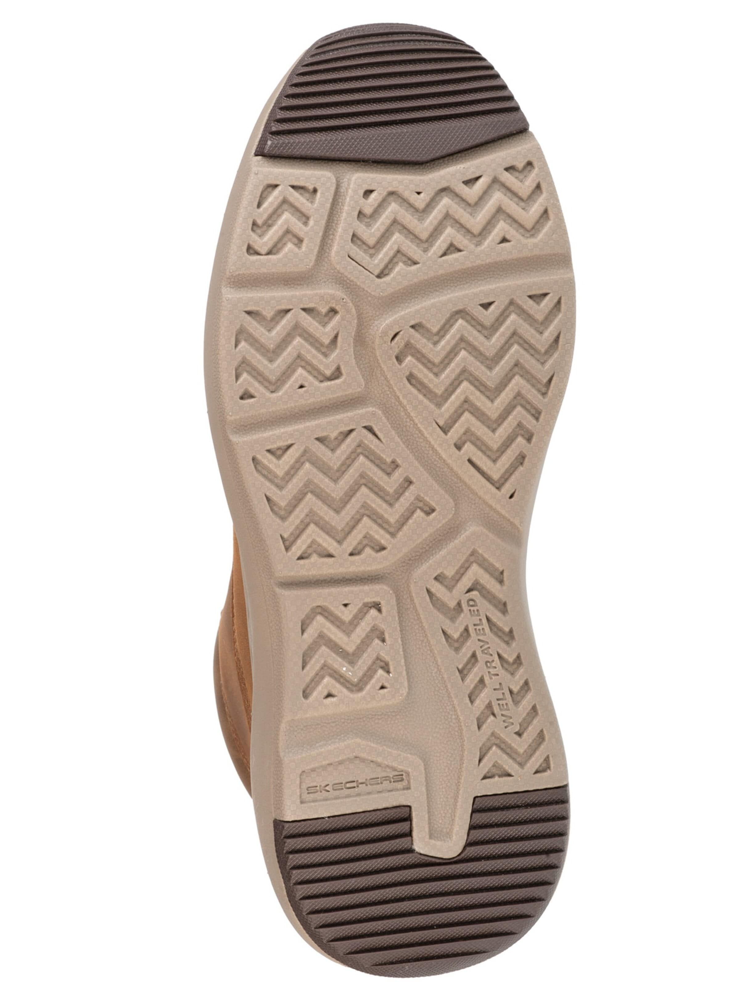 SKECHERS Veterboots in Bruin