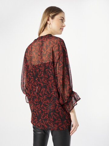 SOAKED IN LUXURY Blouse 'Luciana Amily' in Red