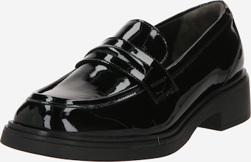 NEWD.Tamaris Slip-ons in Black: front