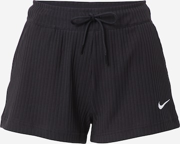 Nike Sportswear - Pantalón en negro: frente