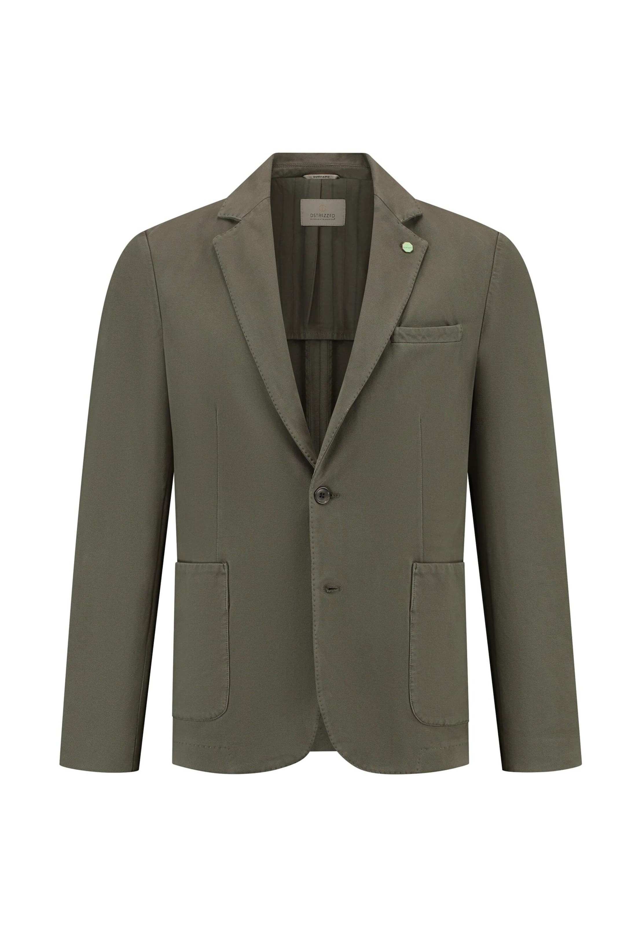 Dstrezzed Klasický střih Sako 'Cleon' – zelená: přední strana