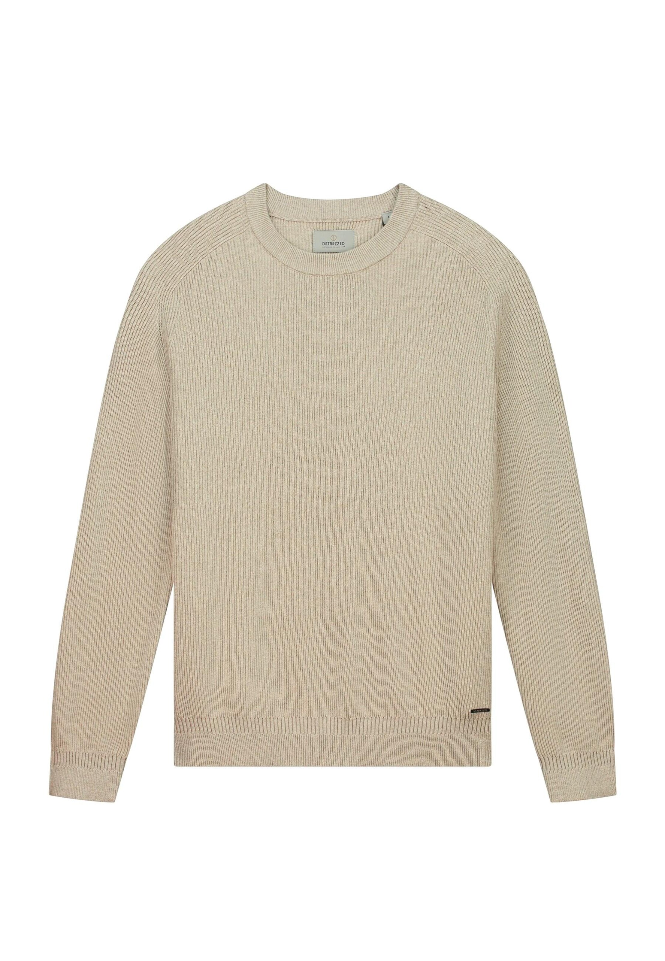 Dstrezzed Pullover 'Pedro' in Beige: Vorderseite