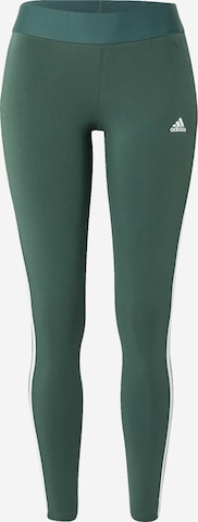 ADIDAS PERFORMANCE Workout Pants in Green: front