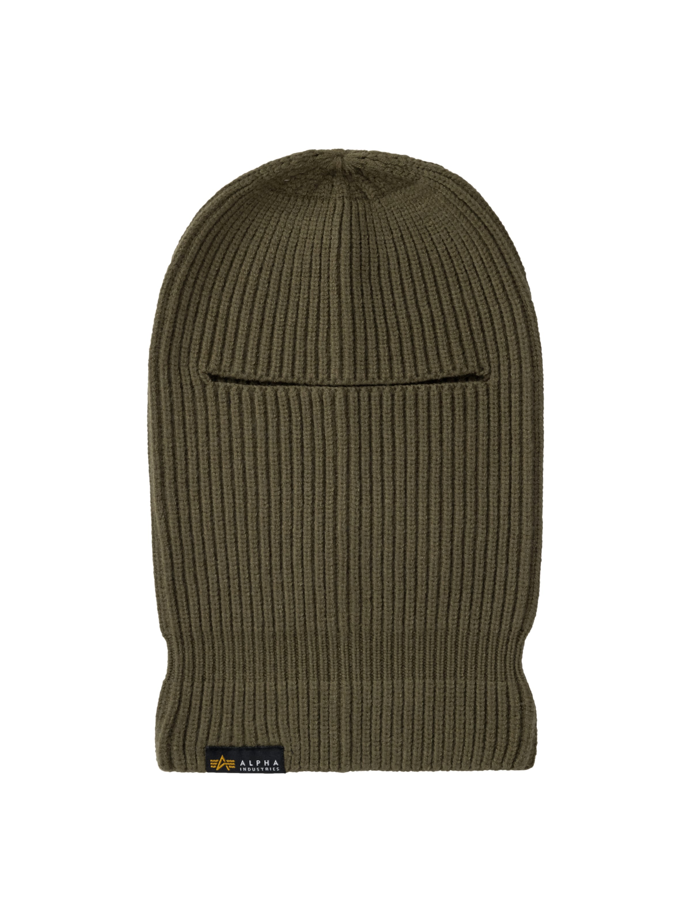 ALPHA INDUSTRIES Beanie in Green: front