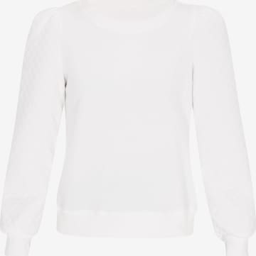 NAEMI Collegepaita värissä valkoinen: etupuoli