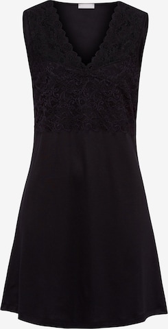Hanro Nightgown 'Moments' in Black: front