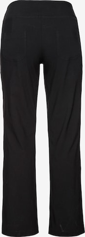 SHEEGO Boot cut Pants 'Bodyforming' in Black