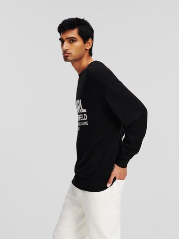 Karl Lagerfeld Sweater 'Rue St-Guillaume' in Black