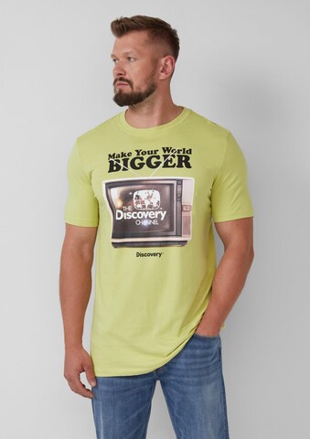 s.Oliver Men Tall Sizes Shirt in Grün: Vorderseite