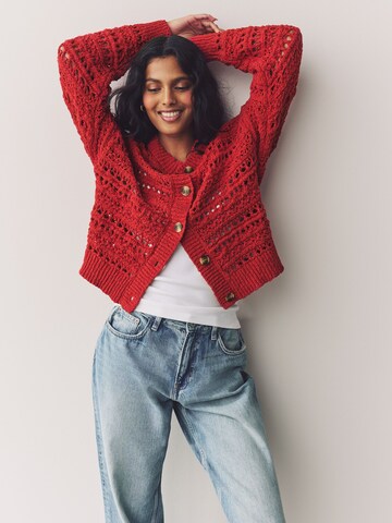 Cardigan Next en rouge : devant