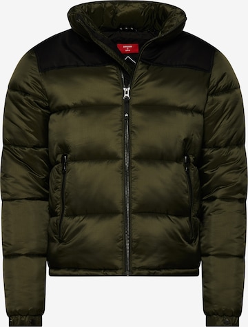Superdry Winter Jacket 'Code' in Green: front