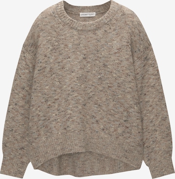 Pull&Bear Pulóver - szürke: elől