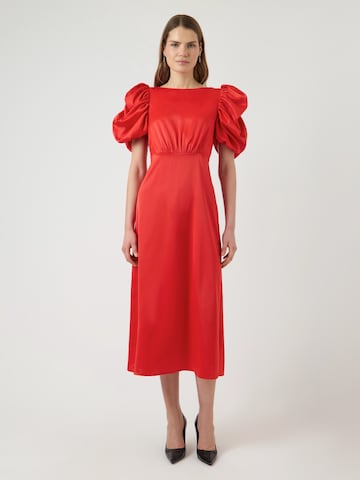 YAS Φόρεμα 'YASPELLA' σε κόκκινο: μπροστά