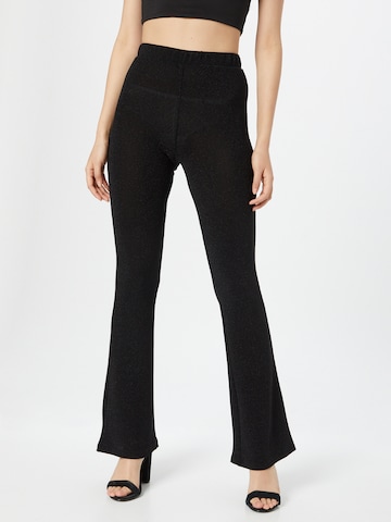 JDY Flared Pants in Black: front