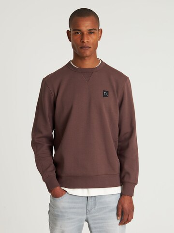 CHASIN' Sweatshirt 'Ryder' in Brown: front