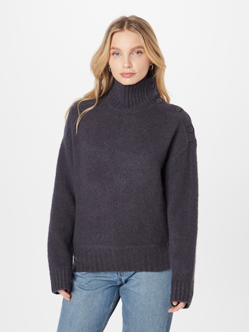 Samsøe Samsøe - Pullover 'Mandie' em preto: frente