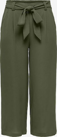 Pantaloni con pieghe 'ONLNova' di ONLY in verde: frontale