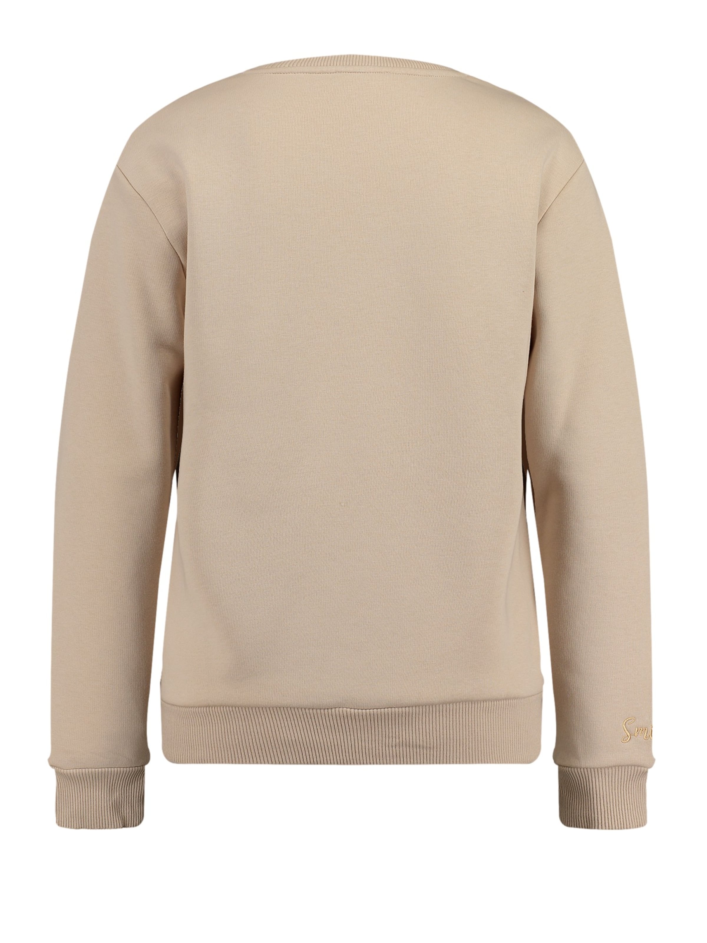 Key Largo Sweatshirt 'KISS' in Beige