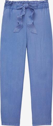 Loosefit Pantaloni de la TOM TAILOR DENIM pe albastru: față