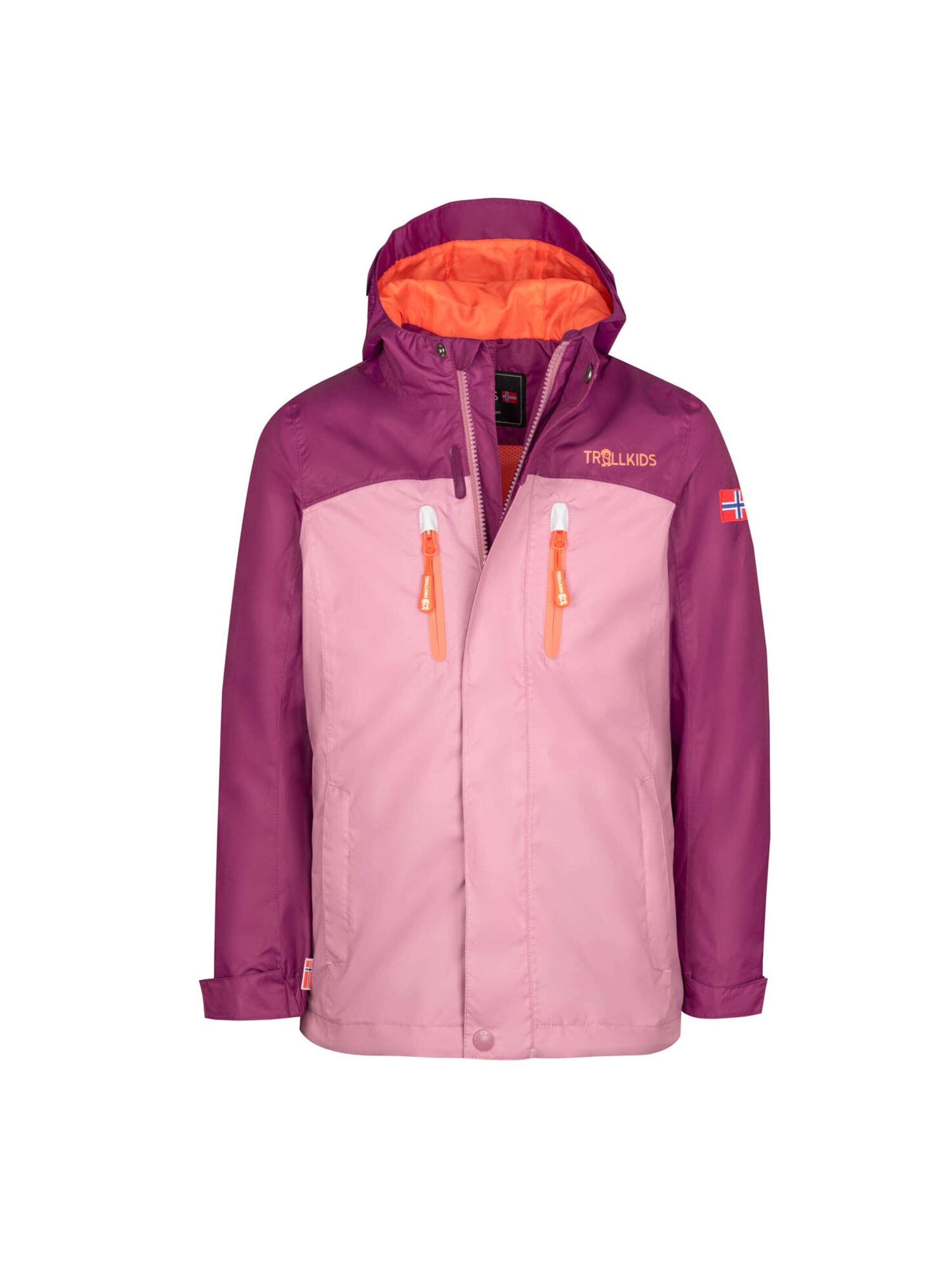 TROLLKIDS Outdoor jacket in Purple: front