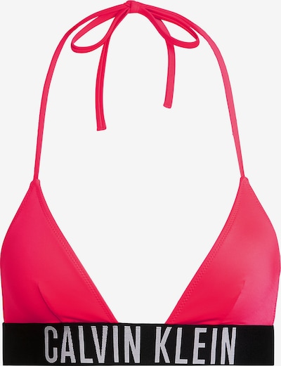 Calvin Klein Swimwear Bikini Top 'Intense Power ' in Red / Black / White, Item view