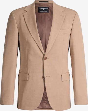STRELLSON Slim fit Business-colbert ' Alzer ' in Beige: voorkant