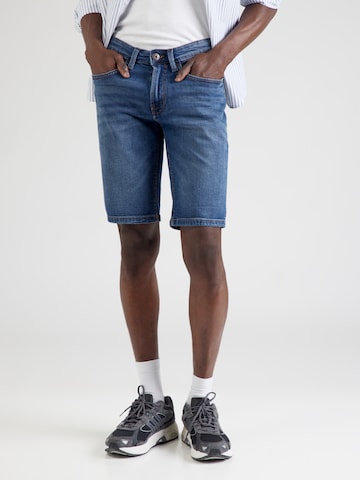 INDICODE Normální Džíny 'Kaden' – modrá: přední strana