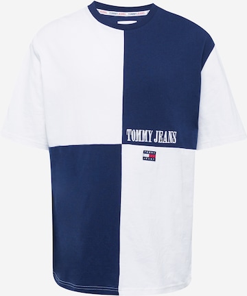 Tommy Jeans قميص بلون أزرق: الأمام