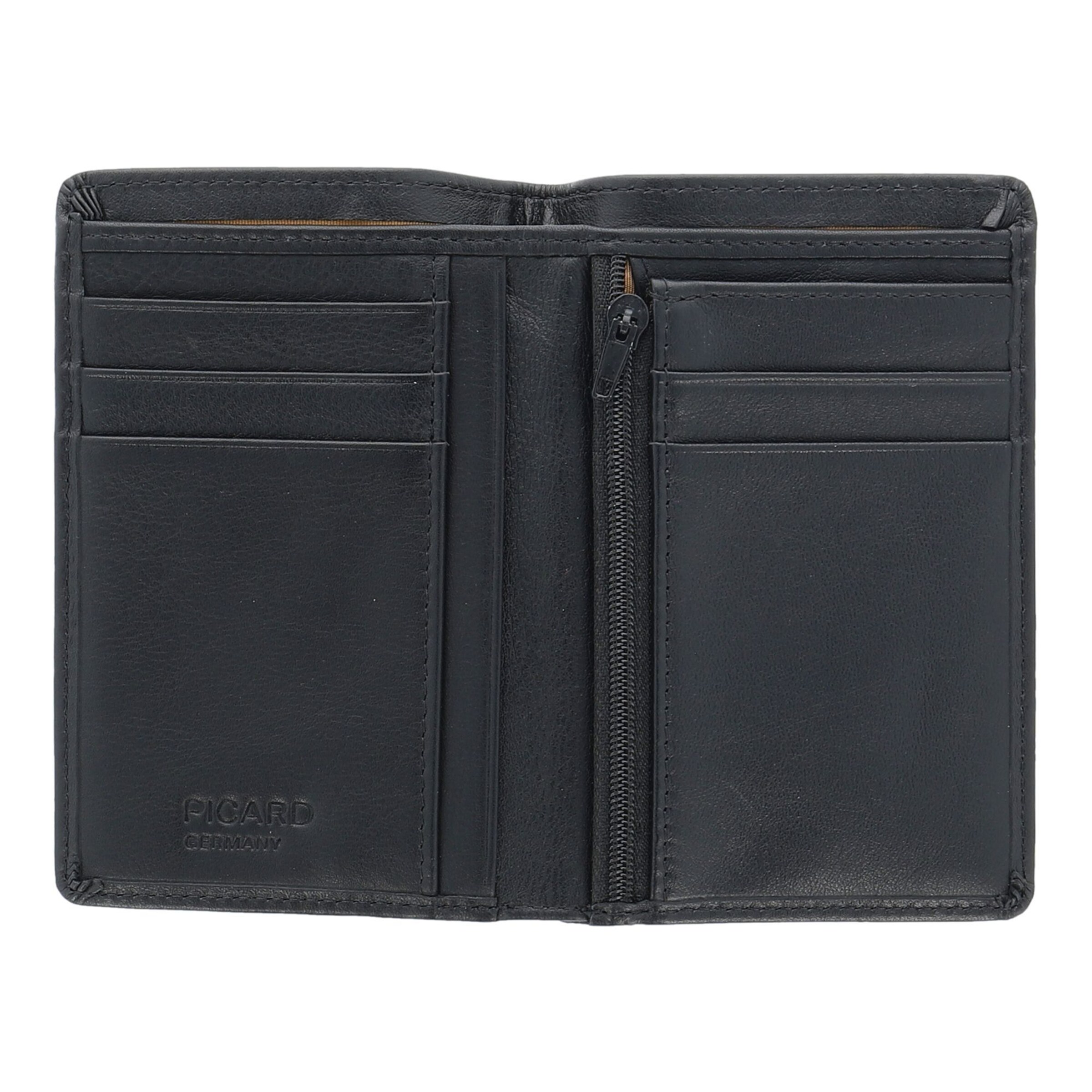 Picard Portemonnaie 'Brooklyn' in Schwarz