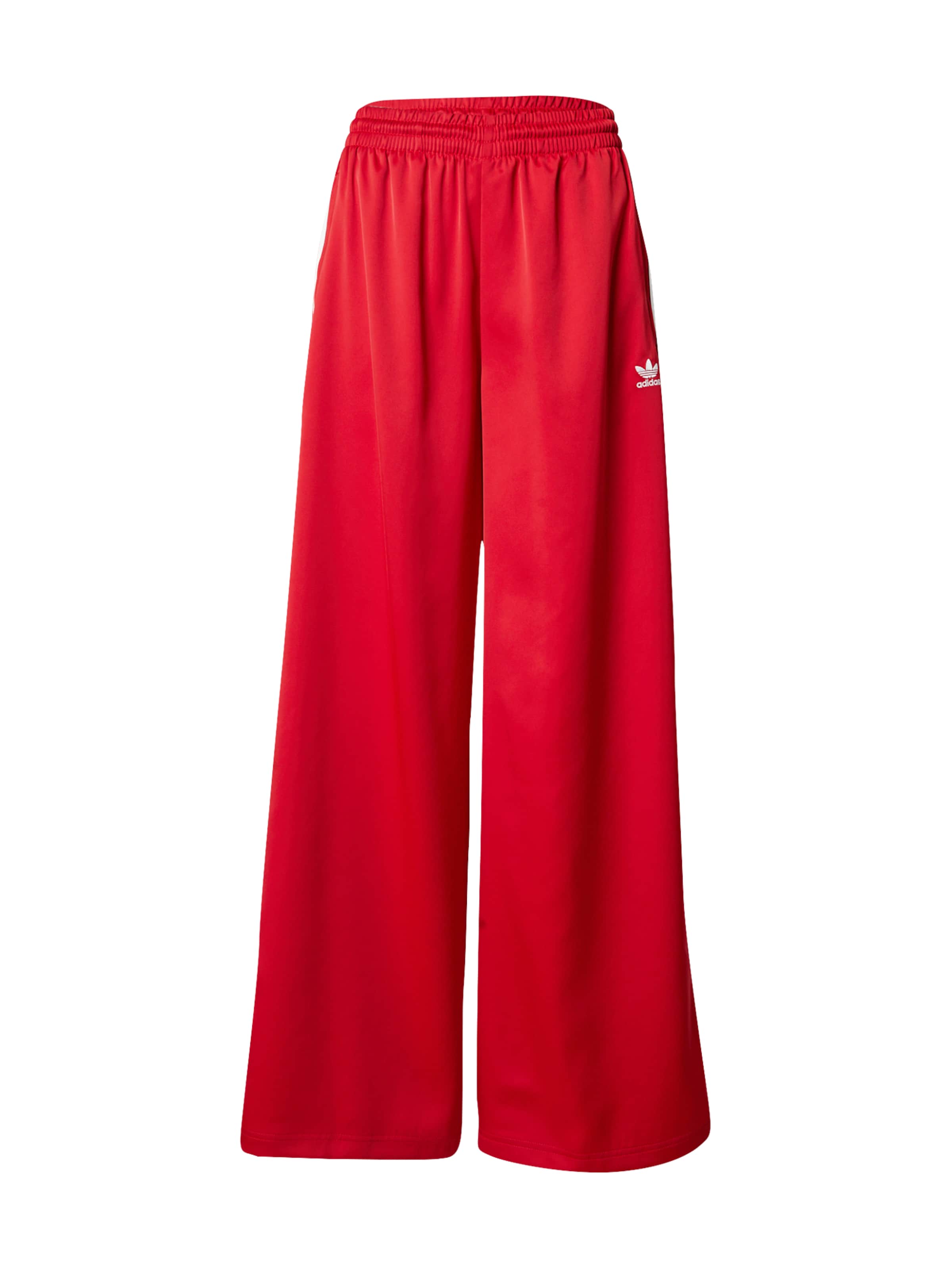 ADIDAS ORIGINALS Wide leg Pants 'Adicolor' in Red: front