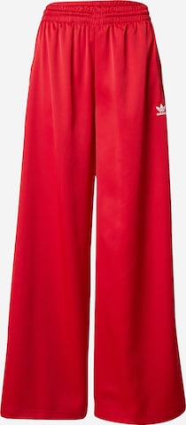 ADIDAS ORIGINALS Housut 'Adicolor' värissä punainen: etupuoli