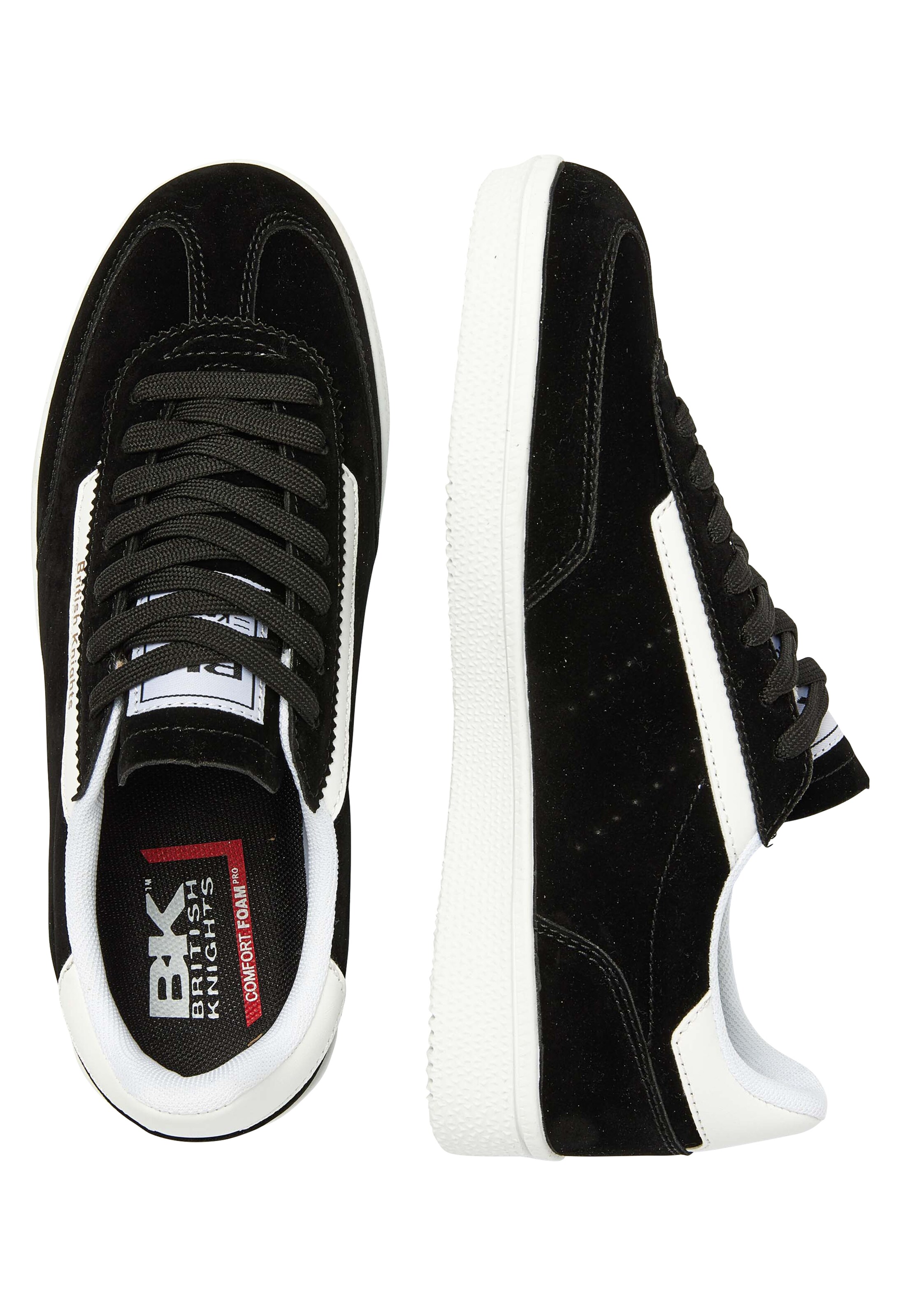 BRITISH KNIGHTS Platform trainers 'Revival' in Black