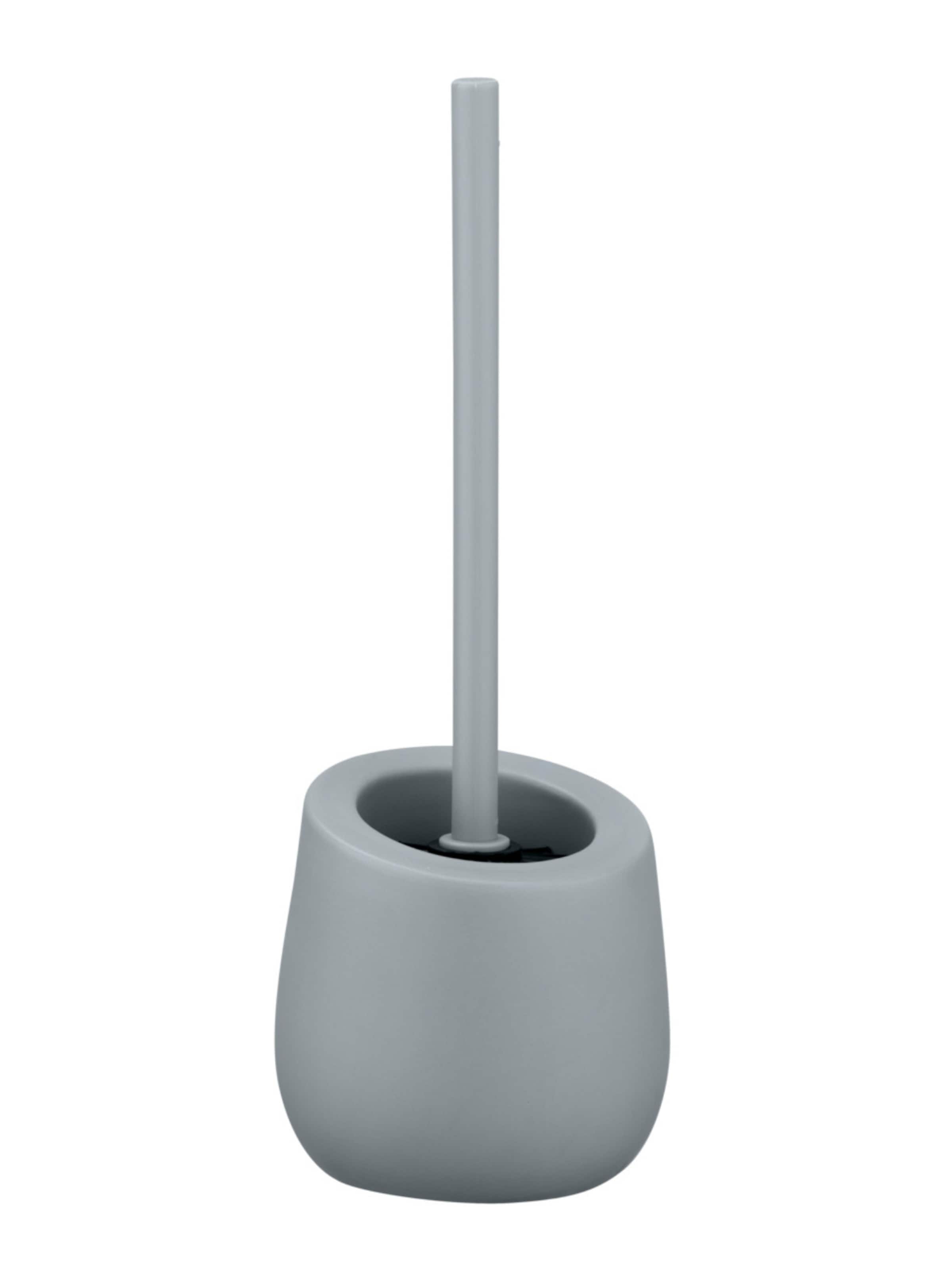 Wenko WC-Garnitur 'Badi' in Grau: Vorderseite