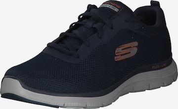 SKECHERS Rövid szárú sportcipők 'Flex Advantage 4.0' - kék: elől