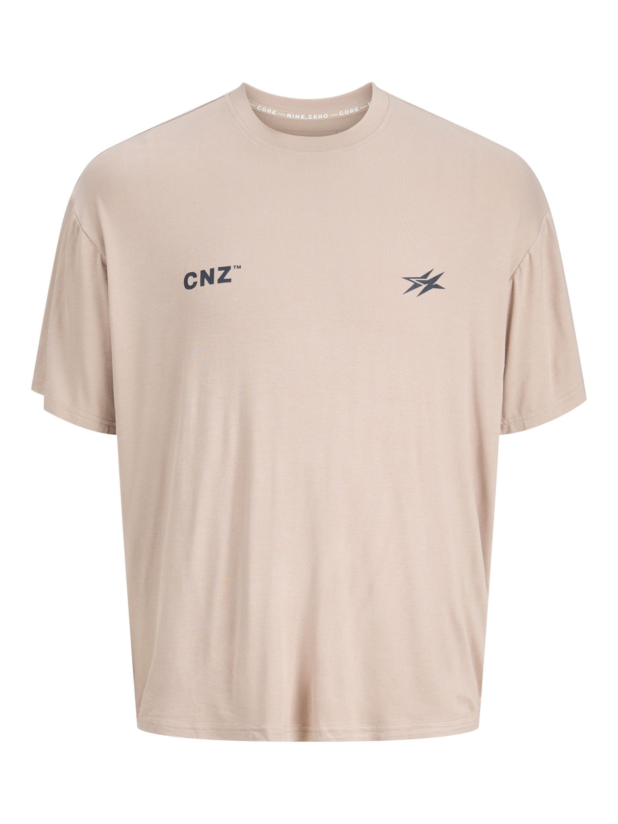 T-Shirt 'JCOCNZ BERLIN' JACK & JONES en gris : devant