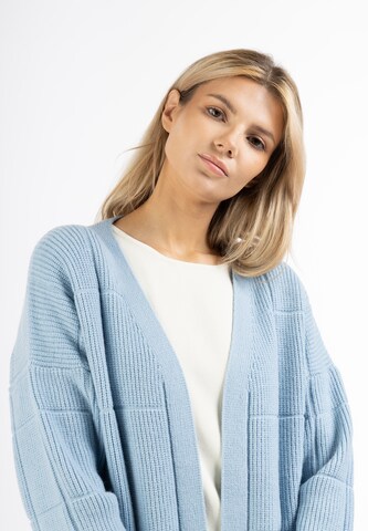 usha WHITE LABEL Knit Cardigan in Blue