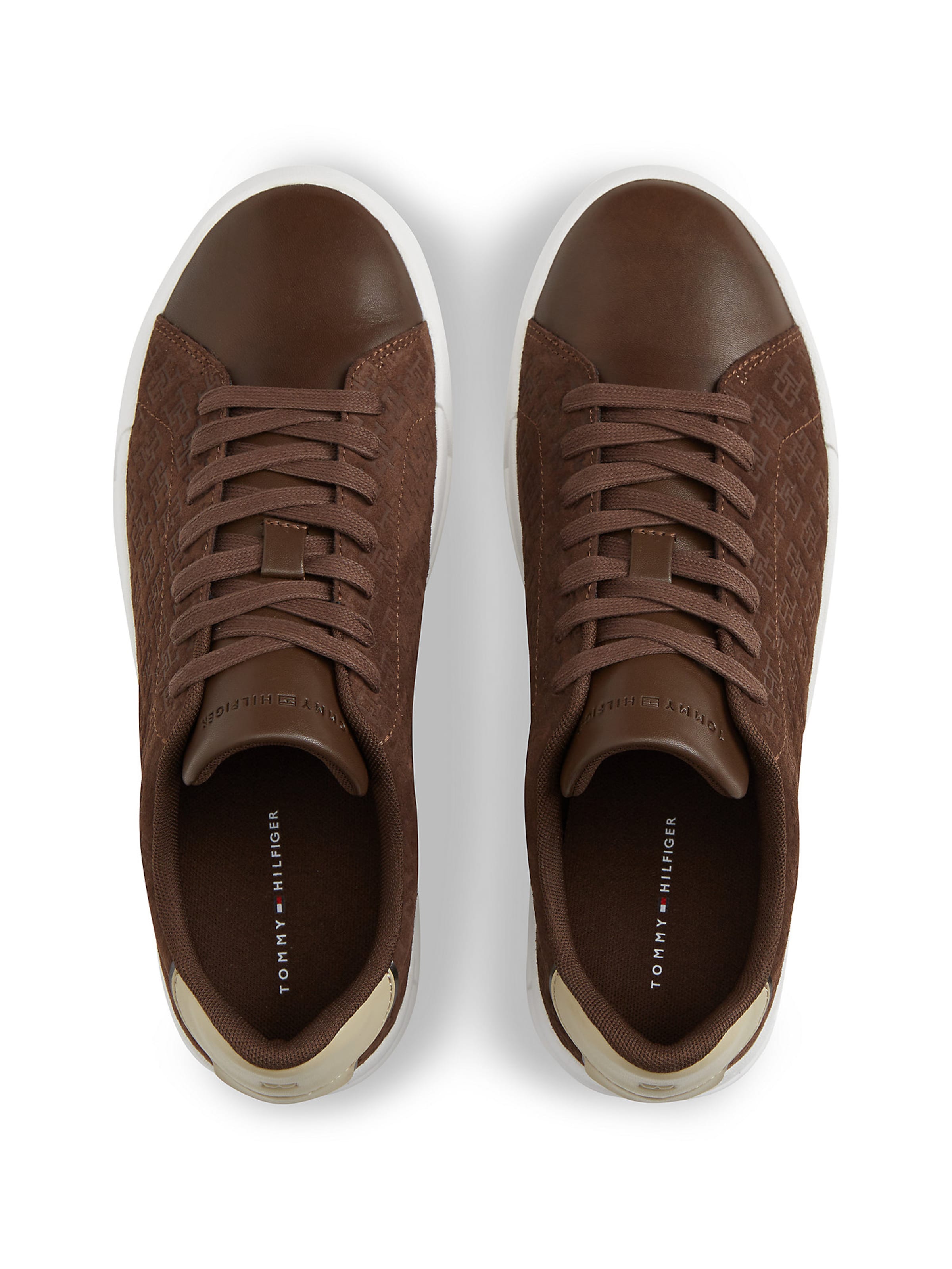 TOMMY HILFIGER Sneakers 'Court' in Brown