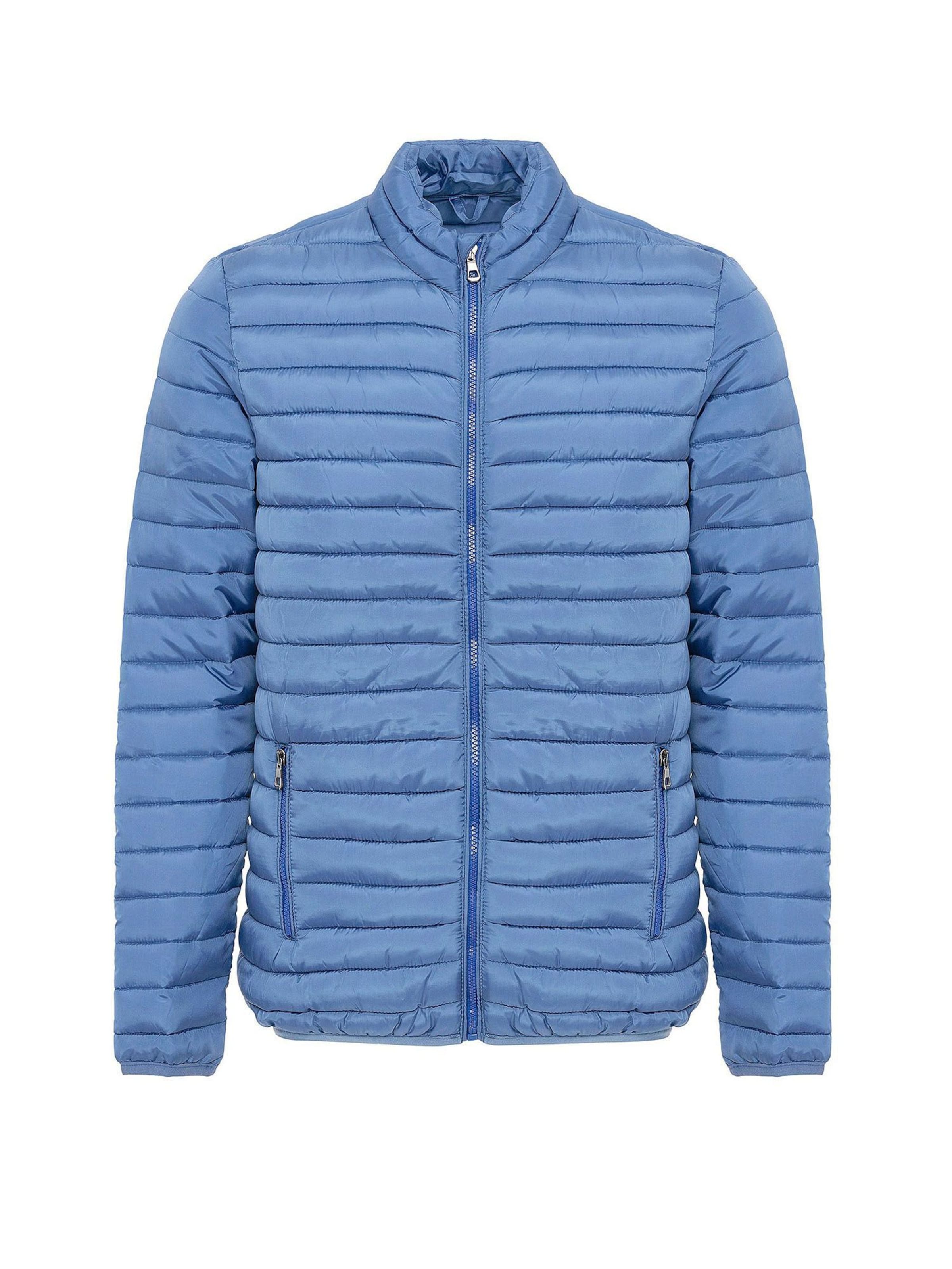 Daniel Hills Ανοιξιάτικο και φθινοπωρινό παλτό σε μπλε: μπροστά