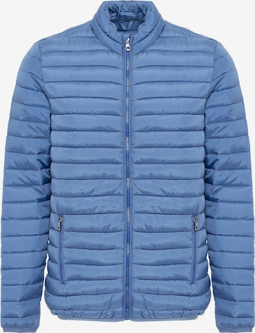 Cappotto di mezza stagione di Daniel Hills in blu: frontale