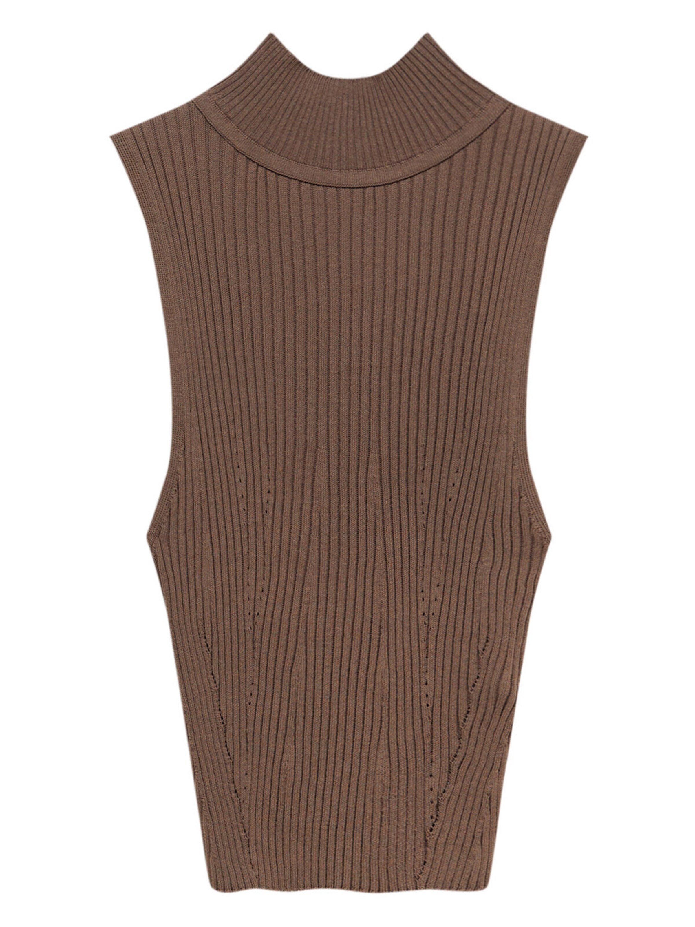 Pull&Bear Kardigany – hnědá: přední strana