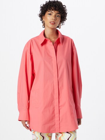 Bardot Blouse 'ALYSSA' in Roze: voorkant