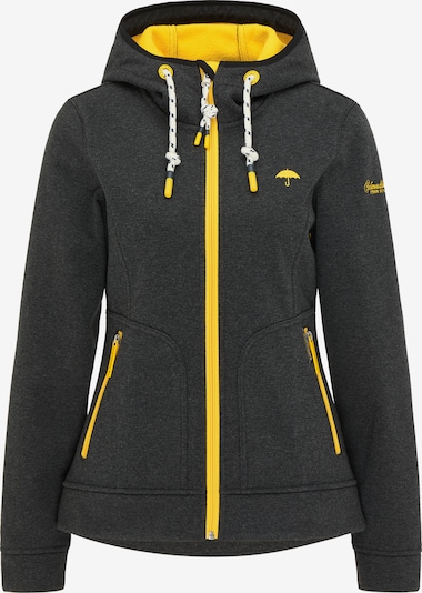 Schmuddelwedda Chaqueta funcional en amarillo / gris basalto, Vista del producto