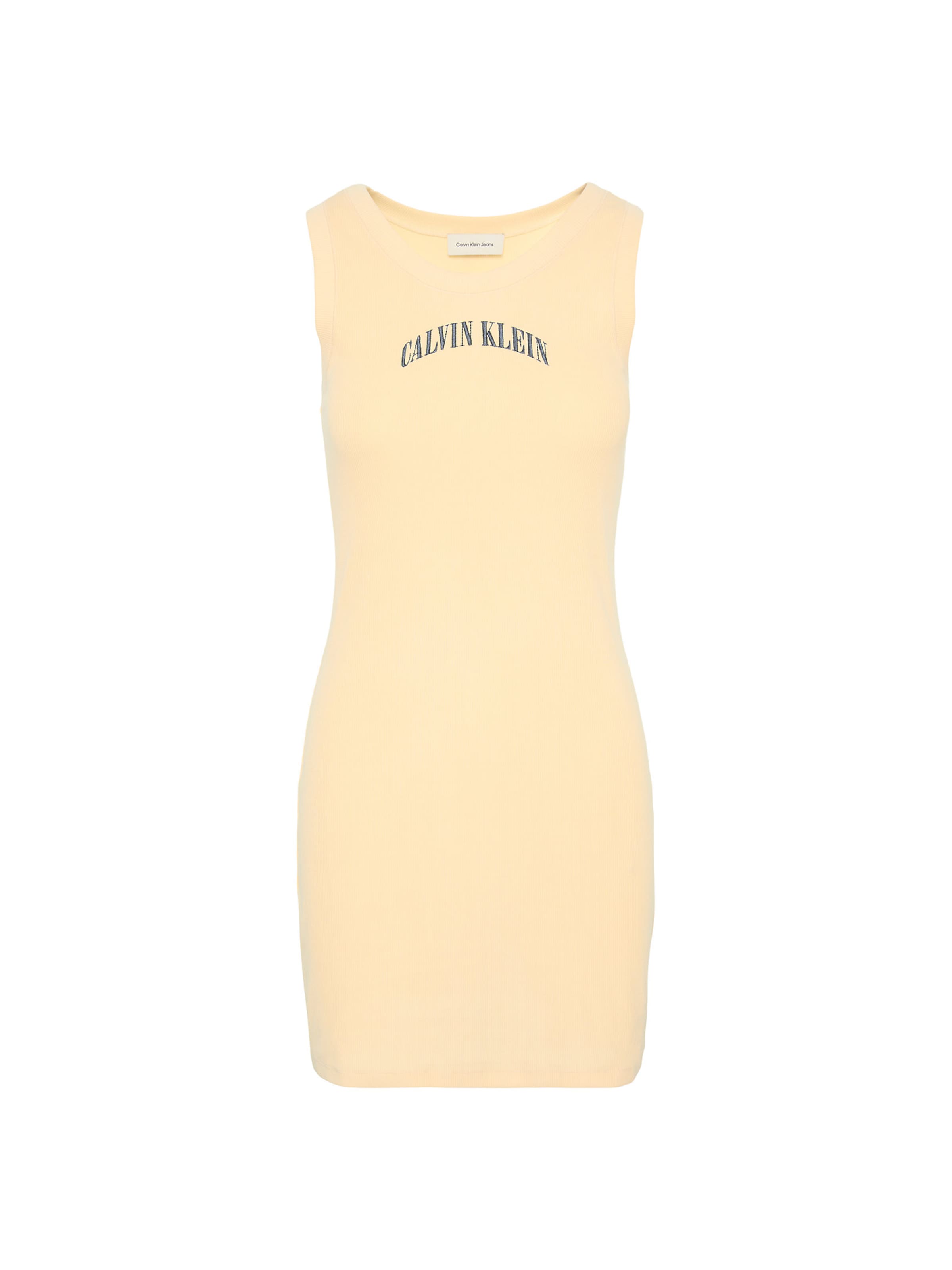 Calvin Klein Jeans Regular Dress in Yellow: front