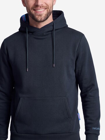salzhaut Sweatshirt ' BODDEN ' in Blau: Vorderseite